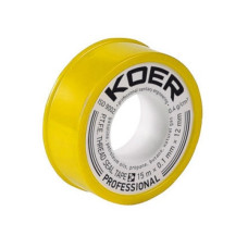 ФУМ лента для газа KOER ST-02 15M*0.1mm*12mm (KR0120)