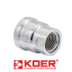 Муфта редукционная KOER KF.C0406.CHR - 3/8"x1/2"