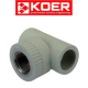 Тройник с внутренней резьбой KOER D25*1/2В